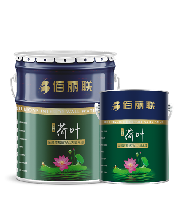 佰丽联水漆 钛丽雅荷叶金装超易洁7合1